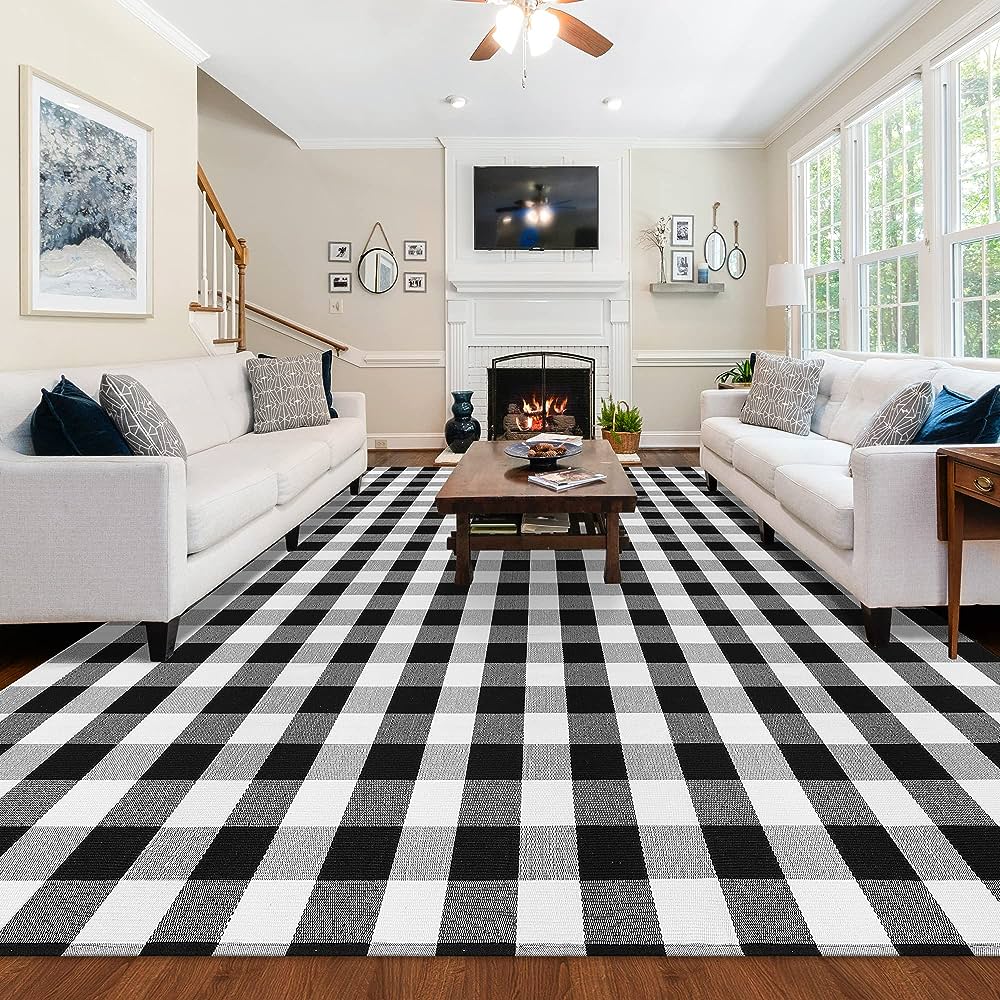 5 Styles of Checkered Rugs Trends Worth Trying Right Now插图4