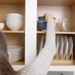 How to Organize Dishes in a Hoosier Cabinet