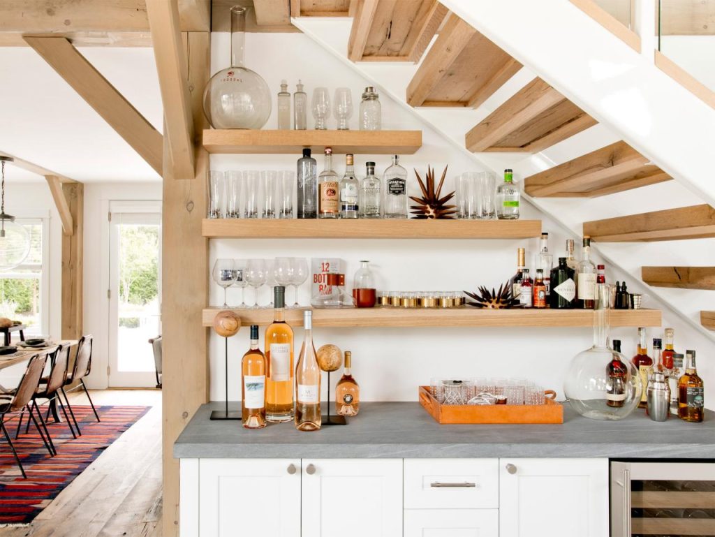 8 Ways to Incorporate a Bar Cabinet into Your Living Room