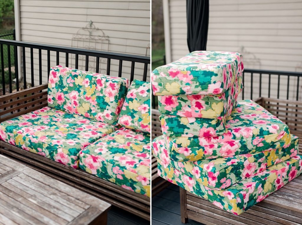 how to make cushions for outdoor  furniture