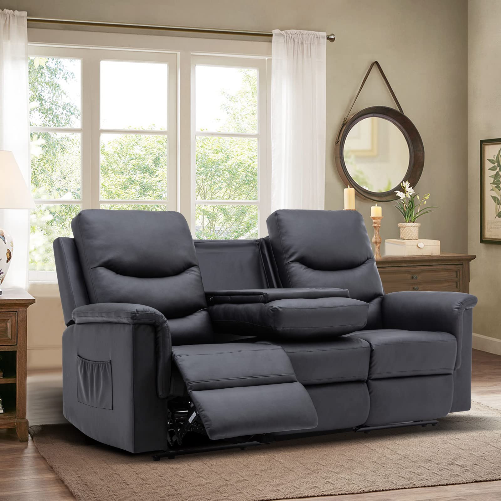 three seater recliner sofa