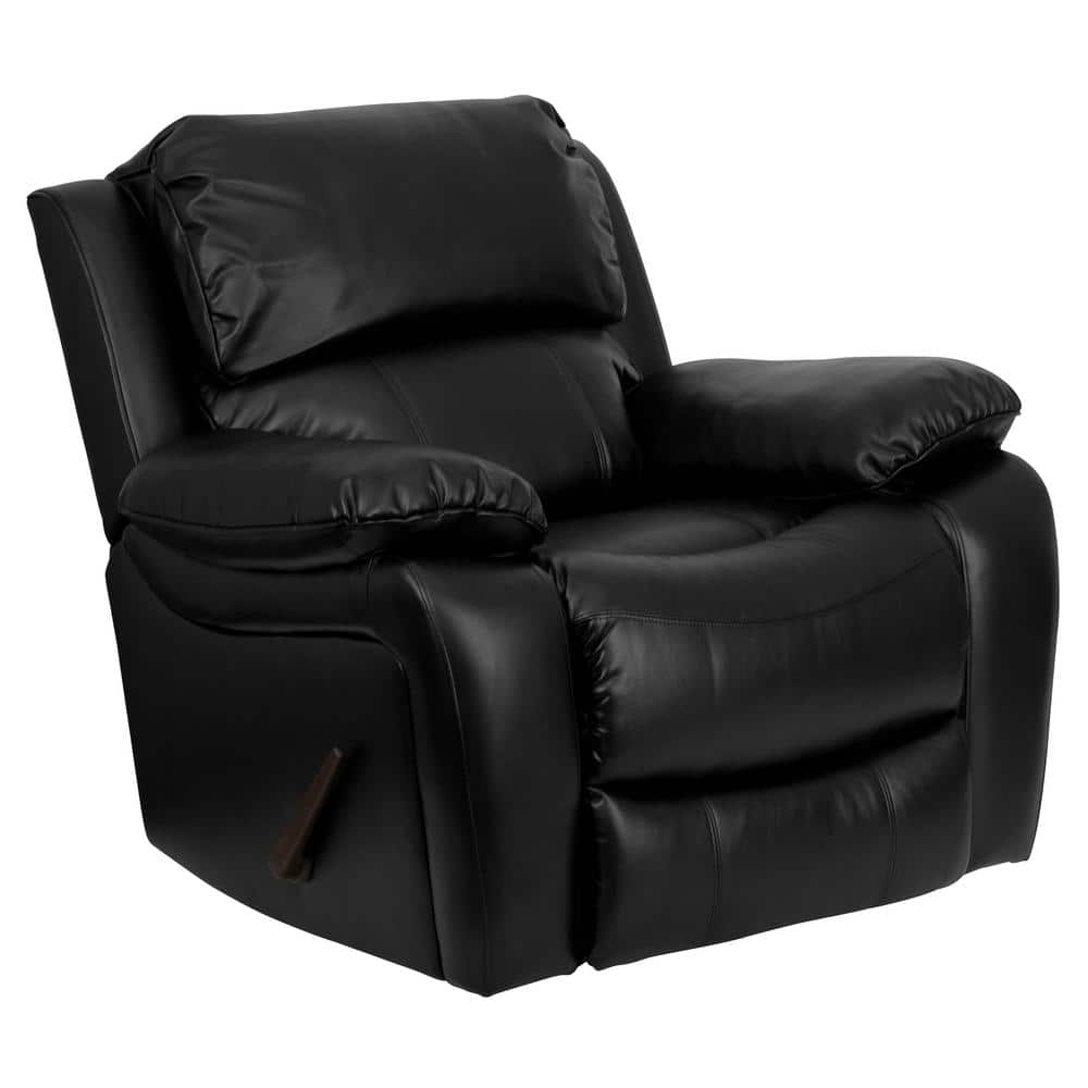 black recliner chair