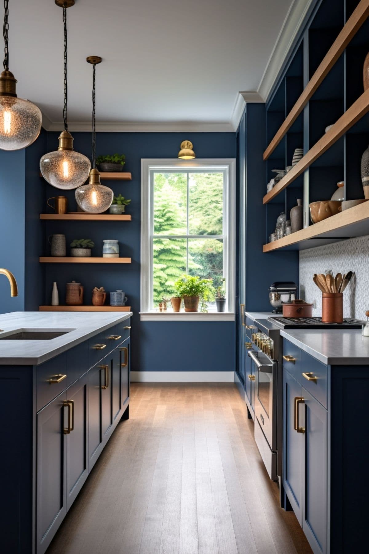 Blue kitchen walls have emerged as a popular choice for homeowners seeking to infuse their culinary spaces with a sense of tranquility, sophistication, and style.