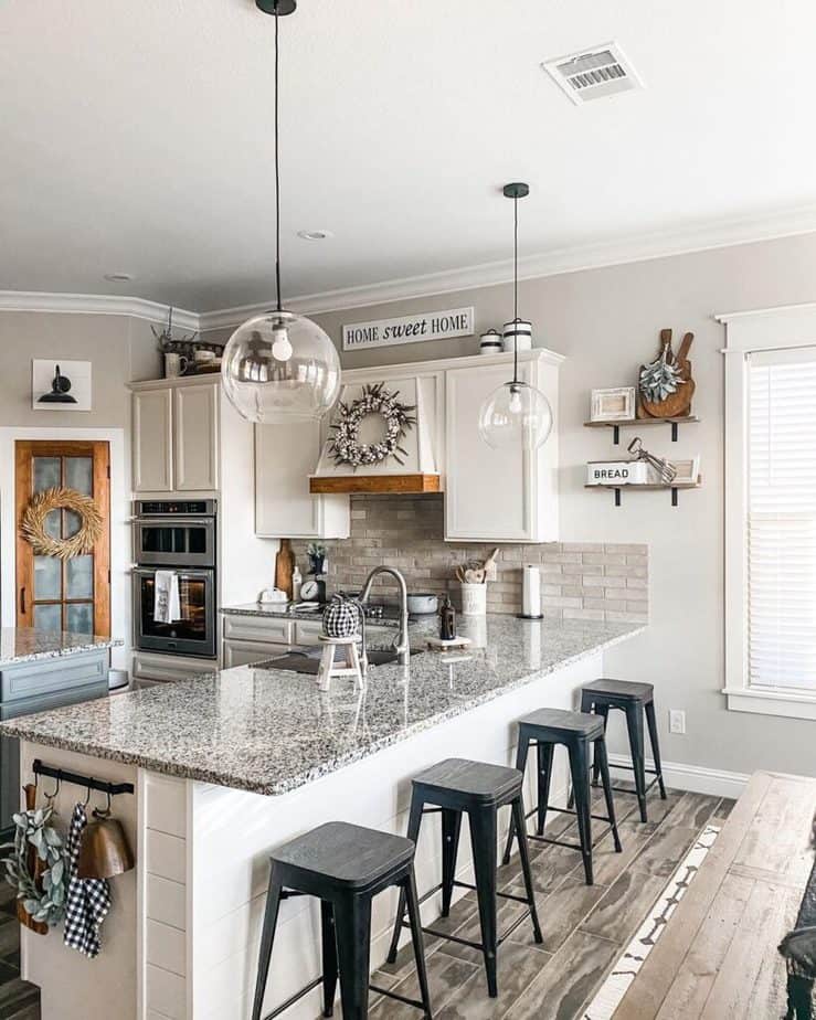 agreeable gray kitchen