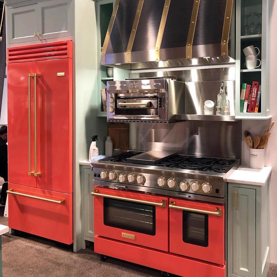 colored kitchen appliances