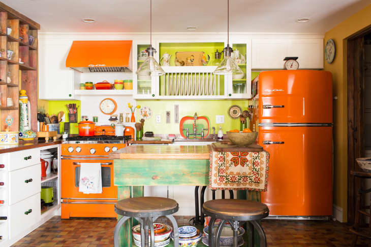 colored kitchen appliances