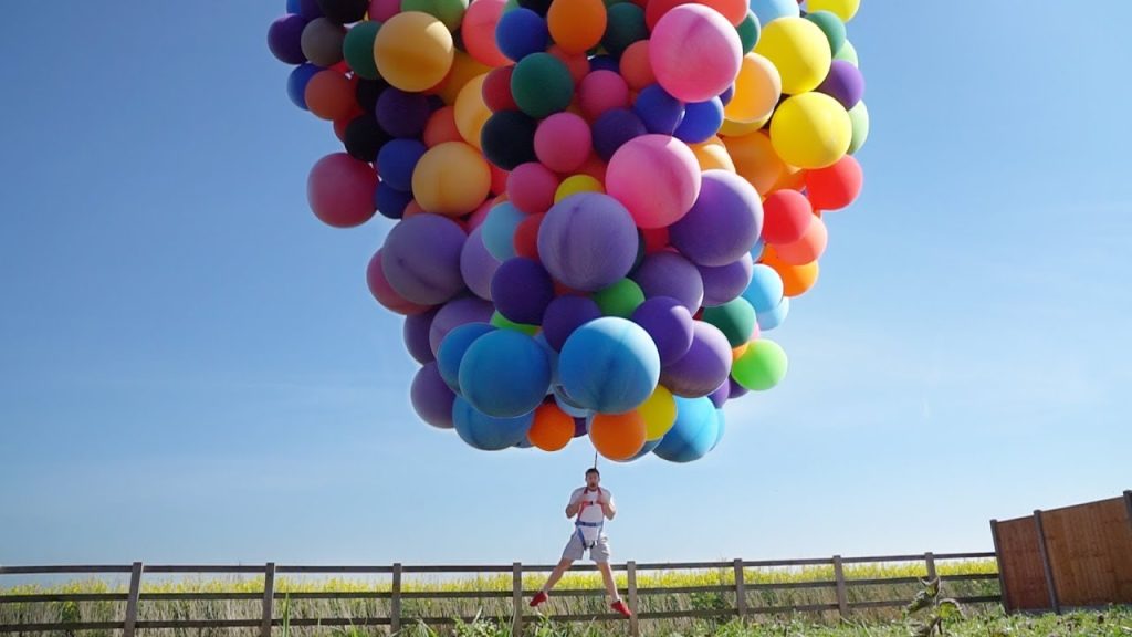 Balloon: How Many Balloons Does It Take to Lift a House?