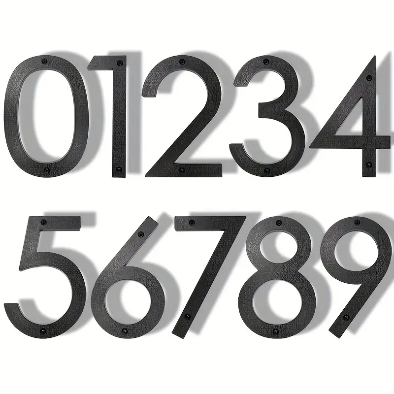 decorative numbers for house