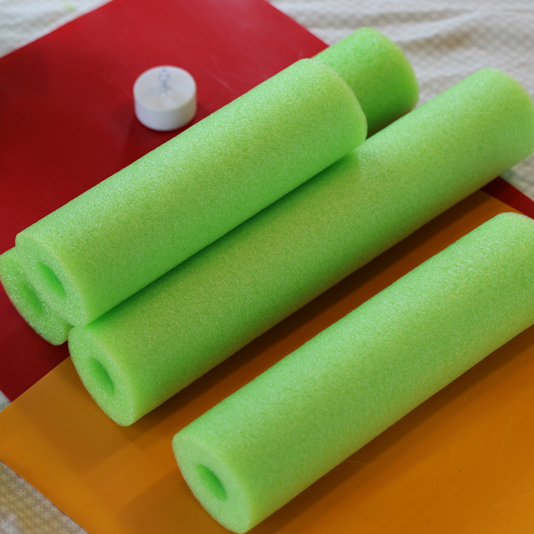 DIY Pool Noodle Halloween Candles: Fun and Creative Craft Ideas