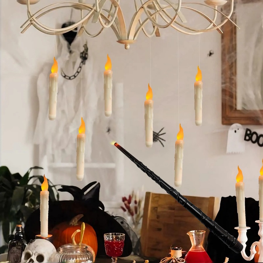 floating candles halloween