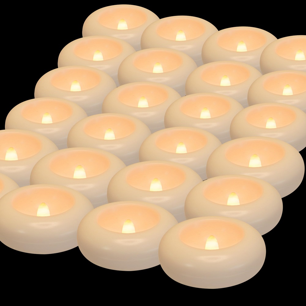 flameless floating candles