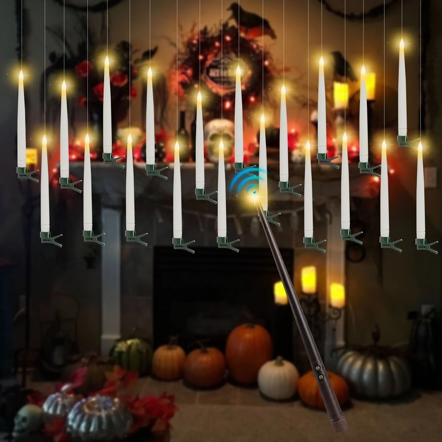 floating candles halloween
