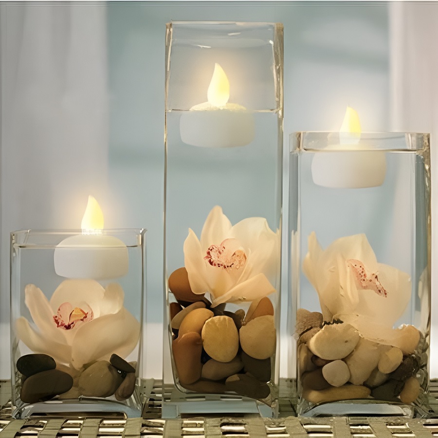 floating candles
