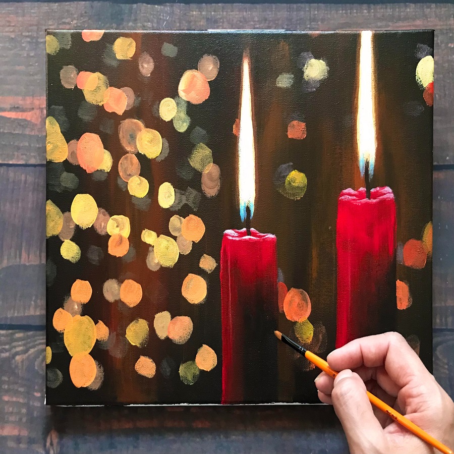 Candle Painting
